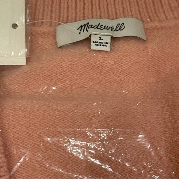 Madewell Spring Wool Blend Cardigan V-Neck Sweater - Picture 5 of 6